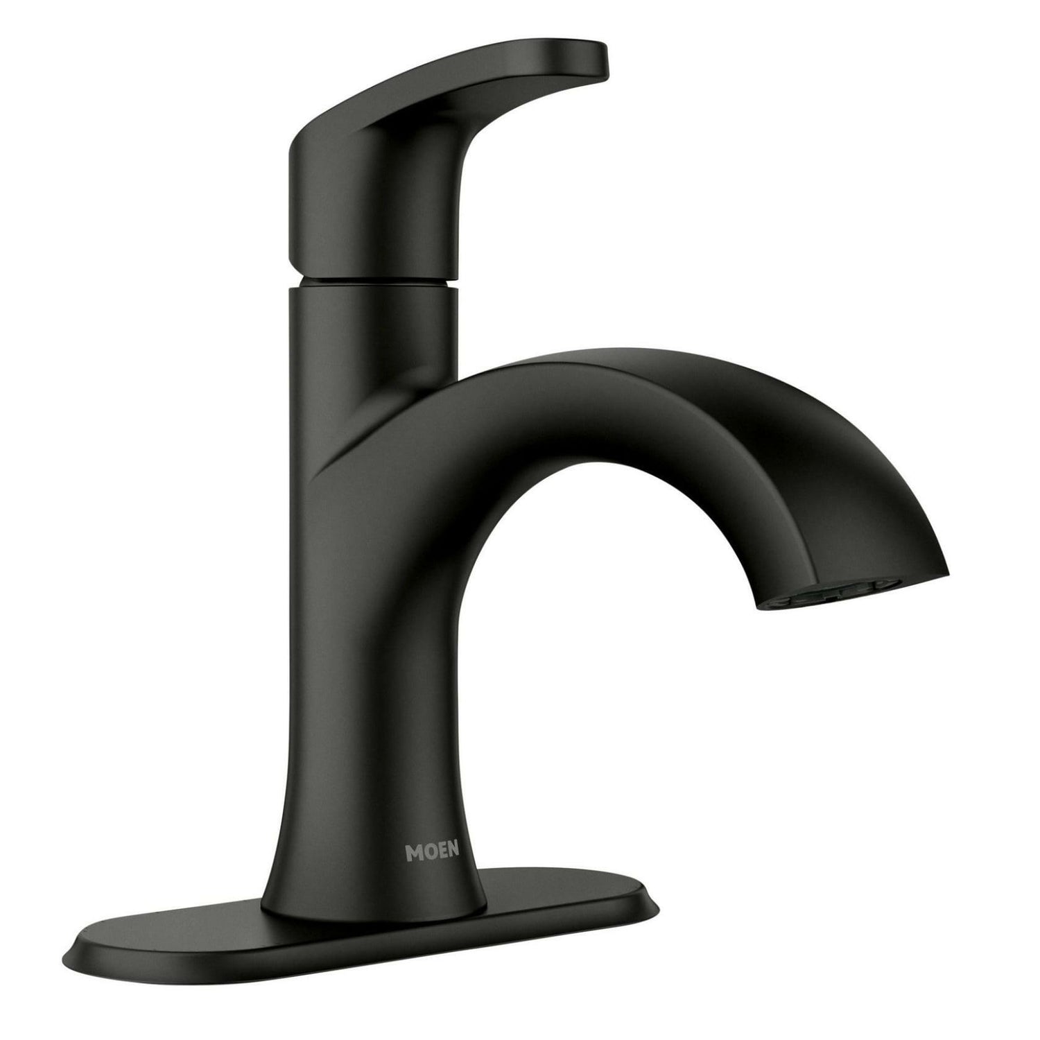 MOEN Karis 84346BL Single Hole Single Handle Bathroom Faucet in Matte Black