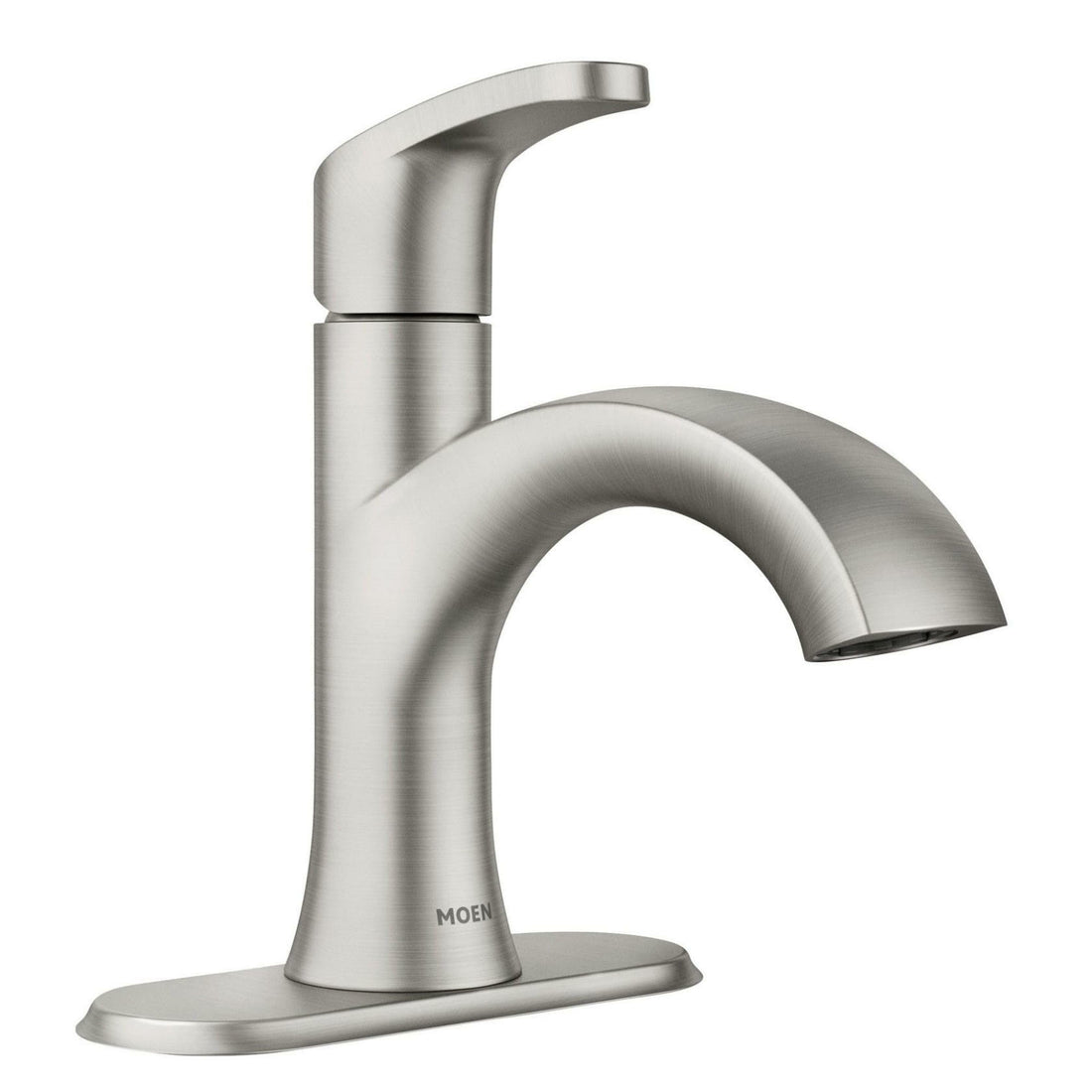 MOEN Karis 84346SRN Single Hole Single Handle Bathroom Faucet in Spot Resist Brushed Nickel