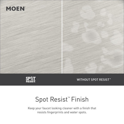 MOEN Karis 84346SRN Single Hole Single Handle Bathroom Faucet in Spot Resist Brushed Nickel