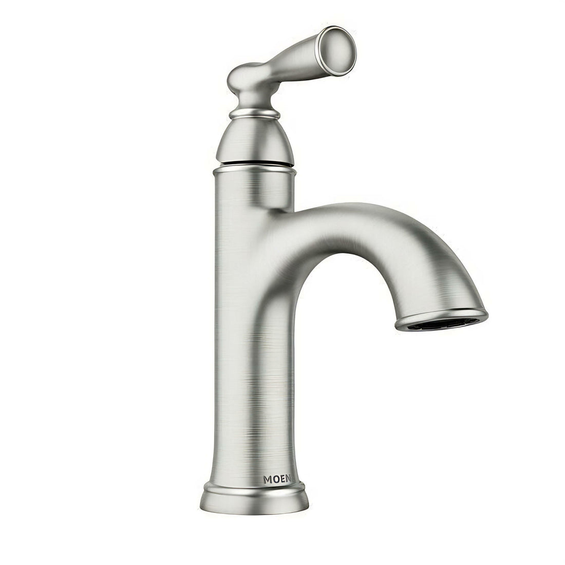 MOEN Banbury 84945SRN Single Handle Single Hole Bathroom Faucet in Spot Resist Brushed Nickel