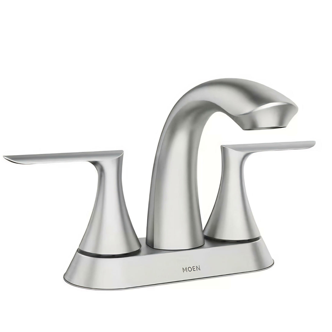 MOEN Findlay 84515SRN Centerset Double-Handle Bathroom Faucet in Spot Resist Brushed Nickel