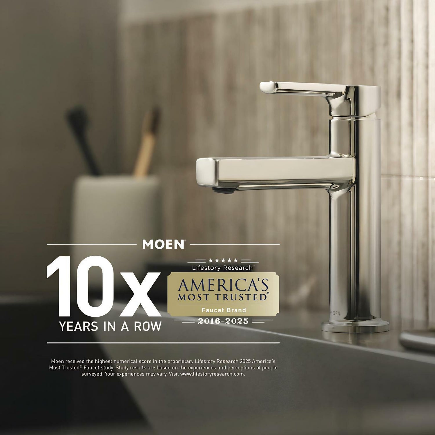 MOEN Findlay 84515SRN Centerset Double-Handle Bathroom Faucet in Spot Resist Brushed Nickel