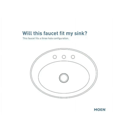 MOEN Banbury 84943BRB Centerset Double Handle Bathroom Faucet in Mediterranean Bronze