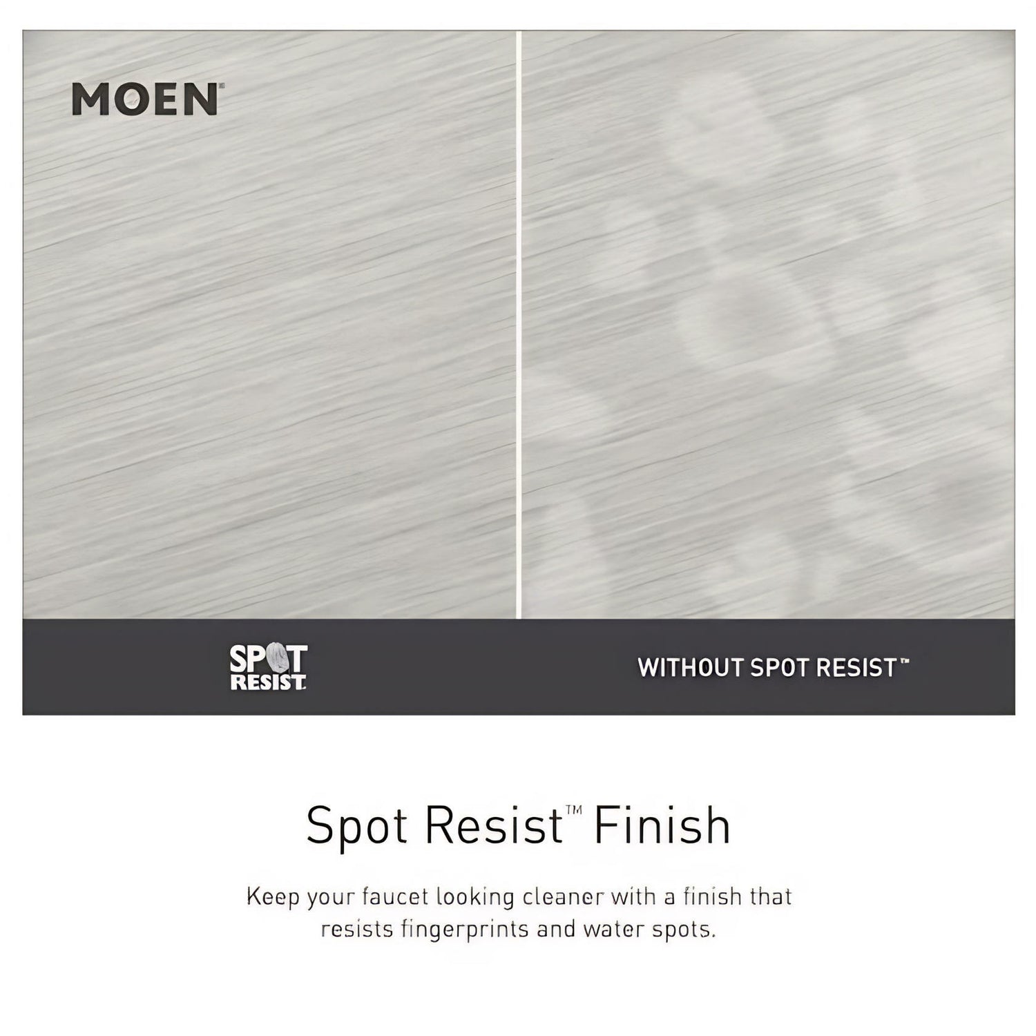 MOEN Lindor 84506SRN Two-Handle Bathroom Faucet in Spotshield Brushed Nickel