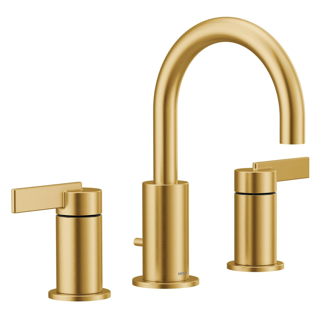 MOEN Cia T6222BG Widespread 2-Handle High-Arc Bathroom Faucet Trim Kit in Brushed Gold (Valve Sold Separately)