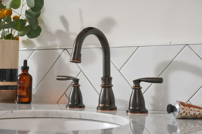 Moen Hilliard 84539BRB Widespread Bathroom Faucet with Pop-Up Drain Assembly and Duralock Technology