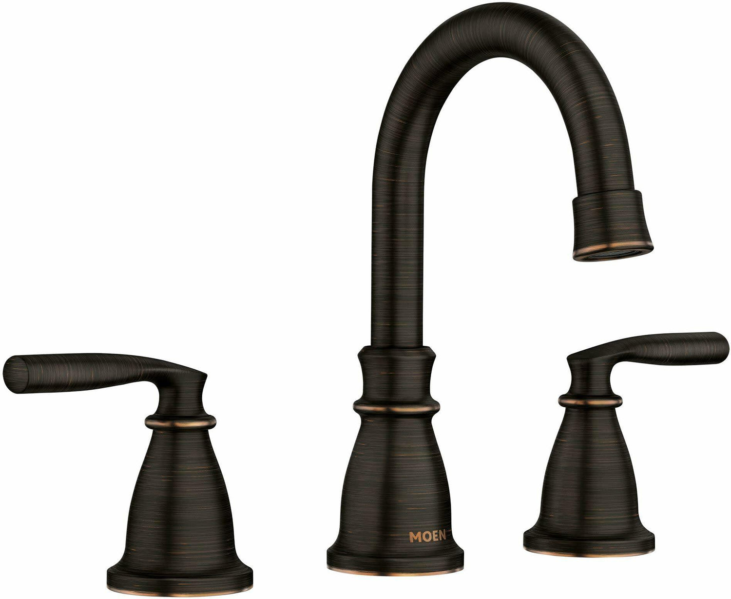 Moen Hilliard 84539BRB Widespread Bathroom Faucet with Pop-Up Drain Assembly and Duralock Technology