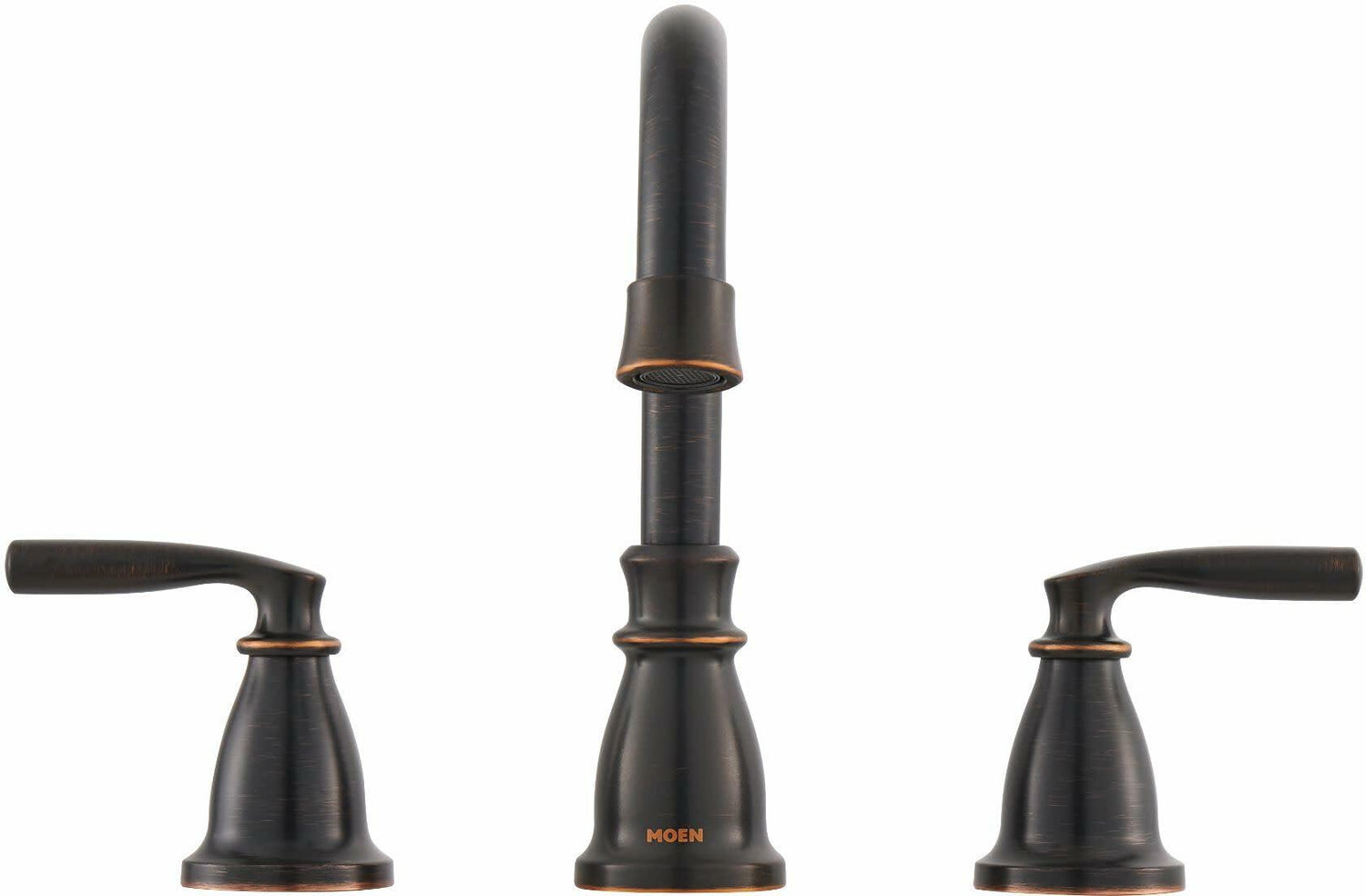 Moen Hilliard 84539BRB Widespread Bathroom Faucet with Pop-Up Drain Assembly and Duralock Technology