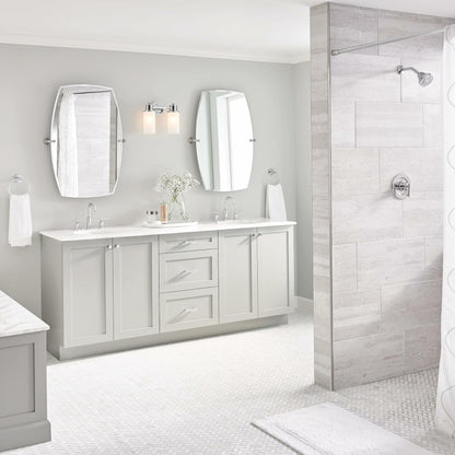 Moen Gibson TV6142 Two-Handle High Arc Widespread Bathroom Sink Faucet in Chrome  (Valve Included)