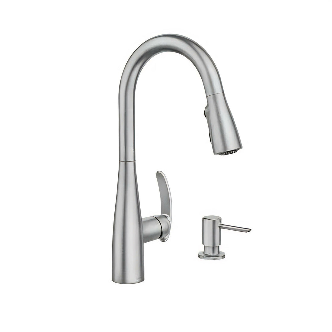 MOEN Reyes 87932SRS Single-Handle Pull-Down Sprayer Kitchen Faucet with Reflex and Power Clean in Spot Resist Stainless