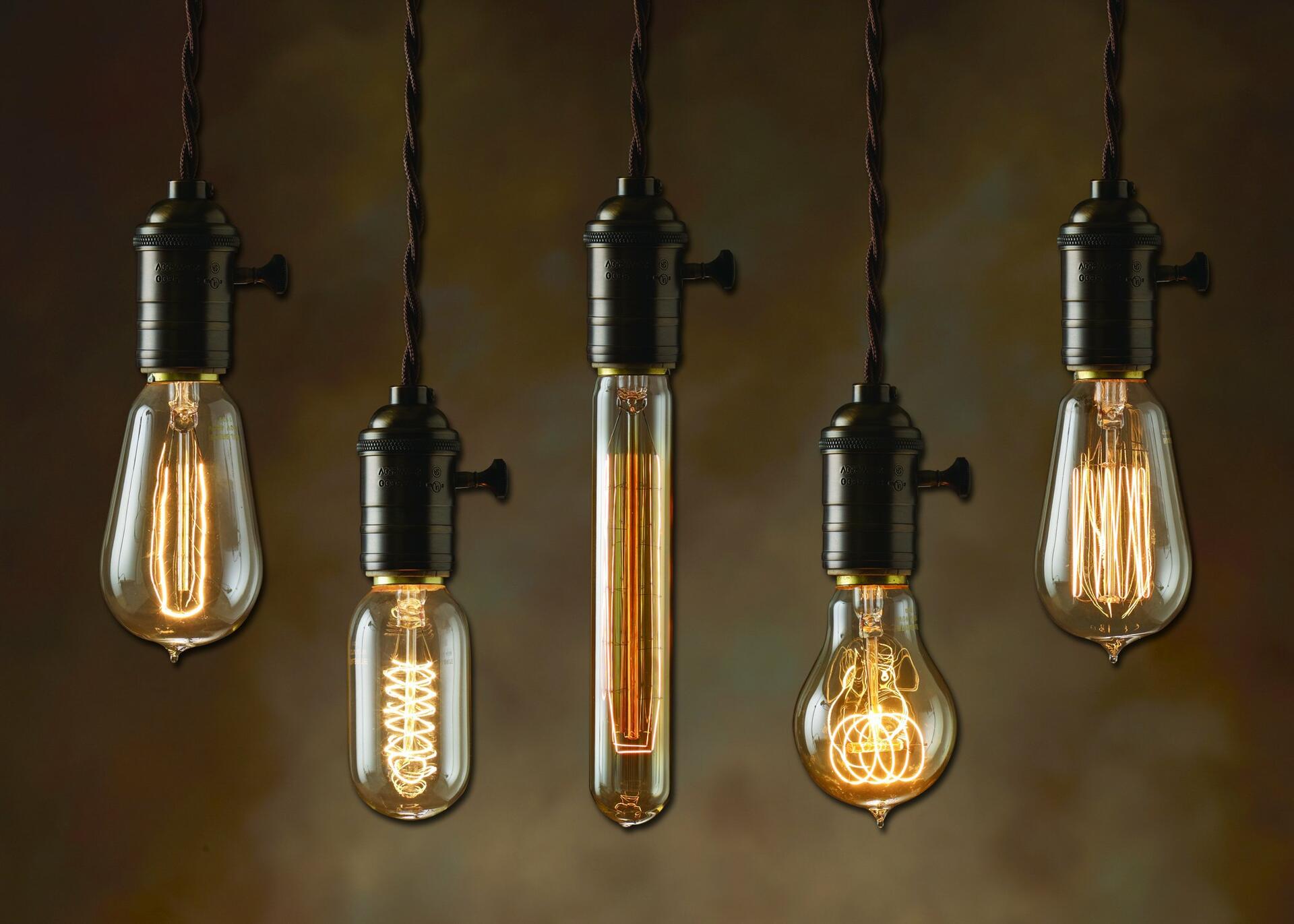 Bulbrite NOS40-1890-6PK 40W Nostalgic Edison Hairpin-style Bulb, 6-Pack