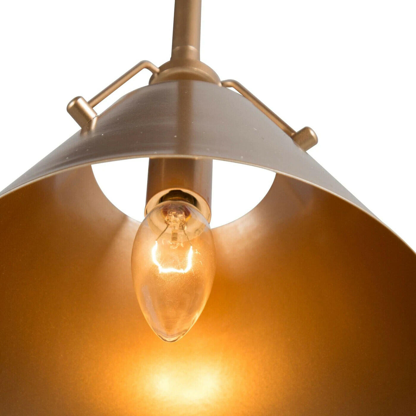 LNC MODERN ANTIQUE GOLD PENDANT LIGHT A04020 - Like New