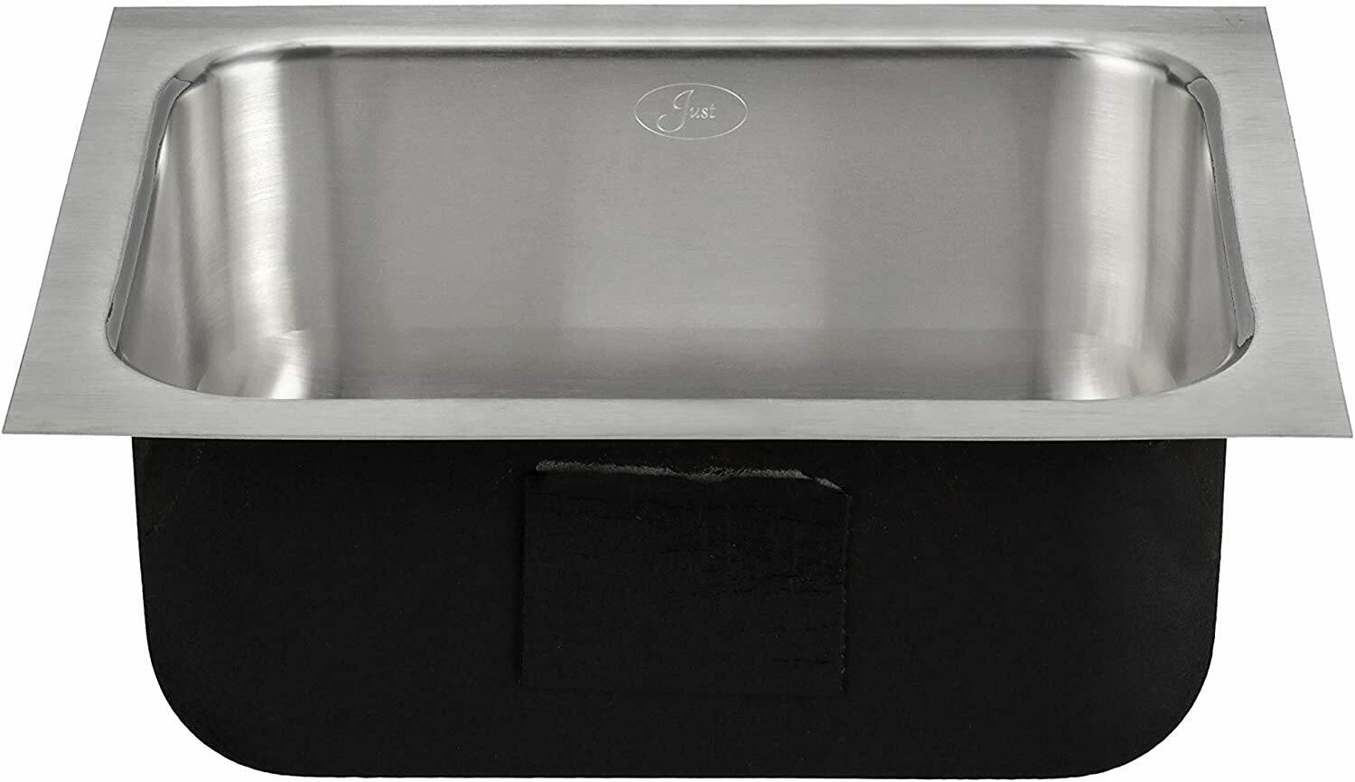 Just Manufacturing Stylist Group 11X14 0 Hole Single Band Bar SINK Stainless Steel - Like New