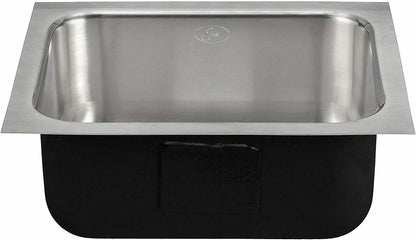 Just Manufacturing Stylist Group 11X14 0 Hole Single Band Bar SINK Stainless Steel - Like New