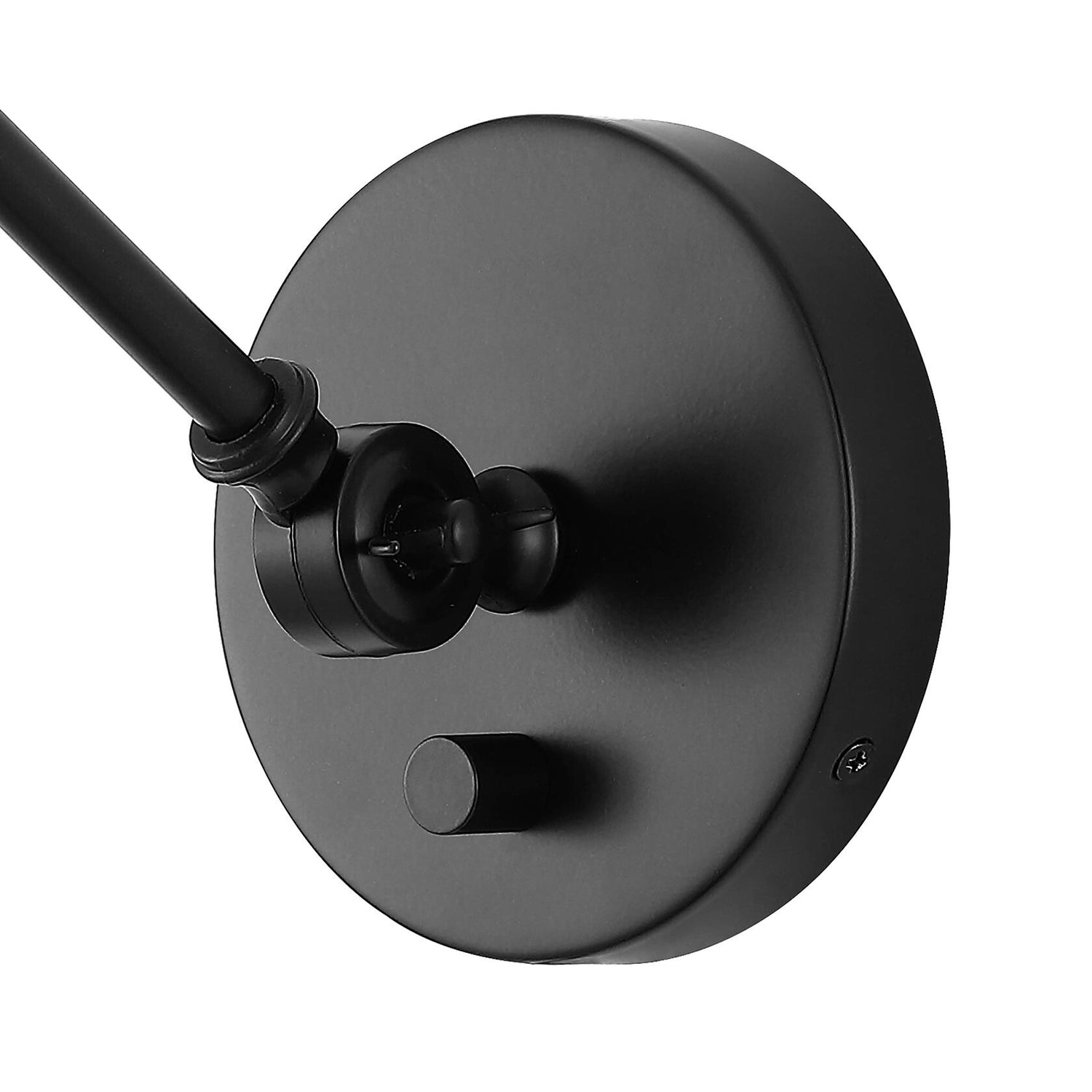 JONATHAN Y JYL7575A Cowie 8&quot; Classic Industrial Iron/Glass Adjustable LED Contemporary Wall Sconce 2700K 4W Bulb for Entryway Lobby Kitchen Bathroom Bedroom Living Room, 1 Light, Oil Rubbed Bronze - Like New
