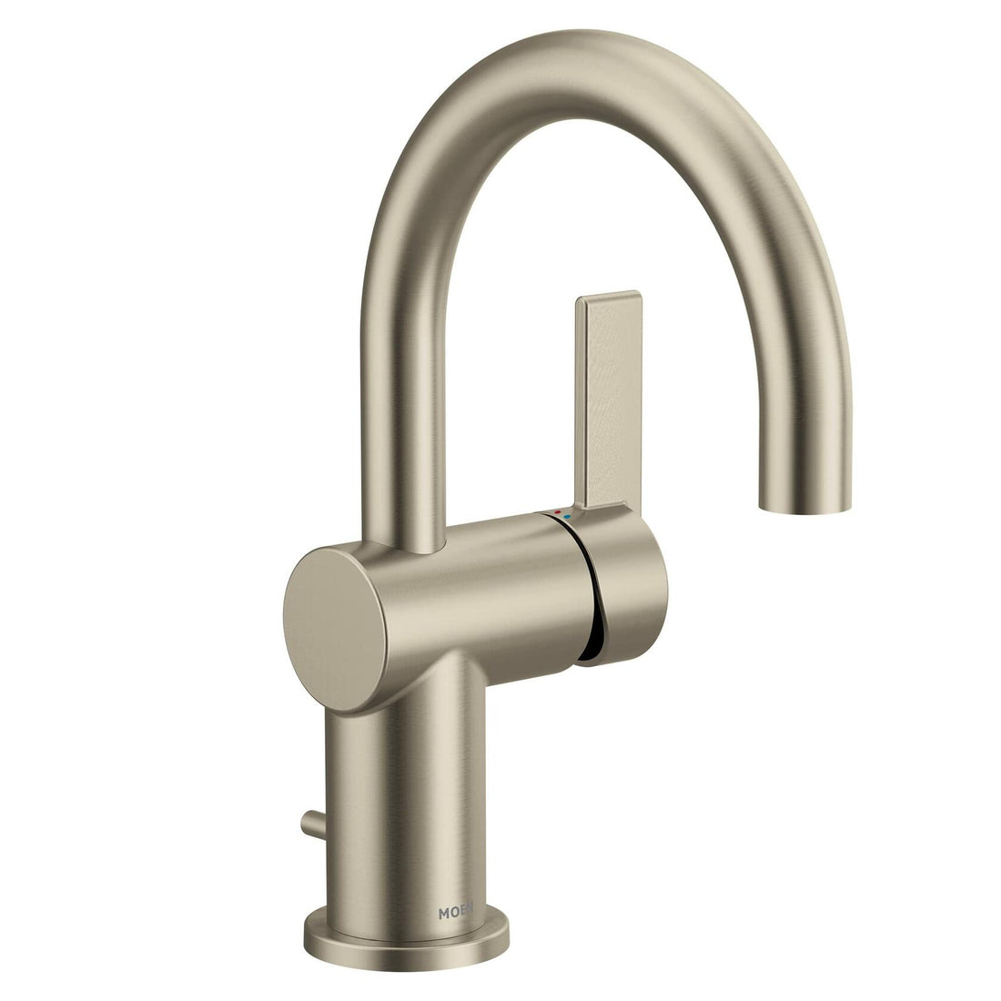 MOEN CIA 6221BN Collection Single Handle Bathroom Sink Faucet in Brushed Nickel