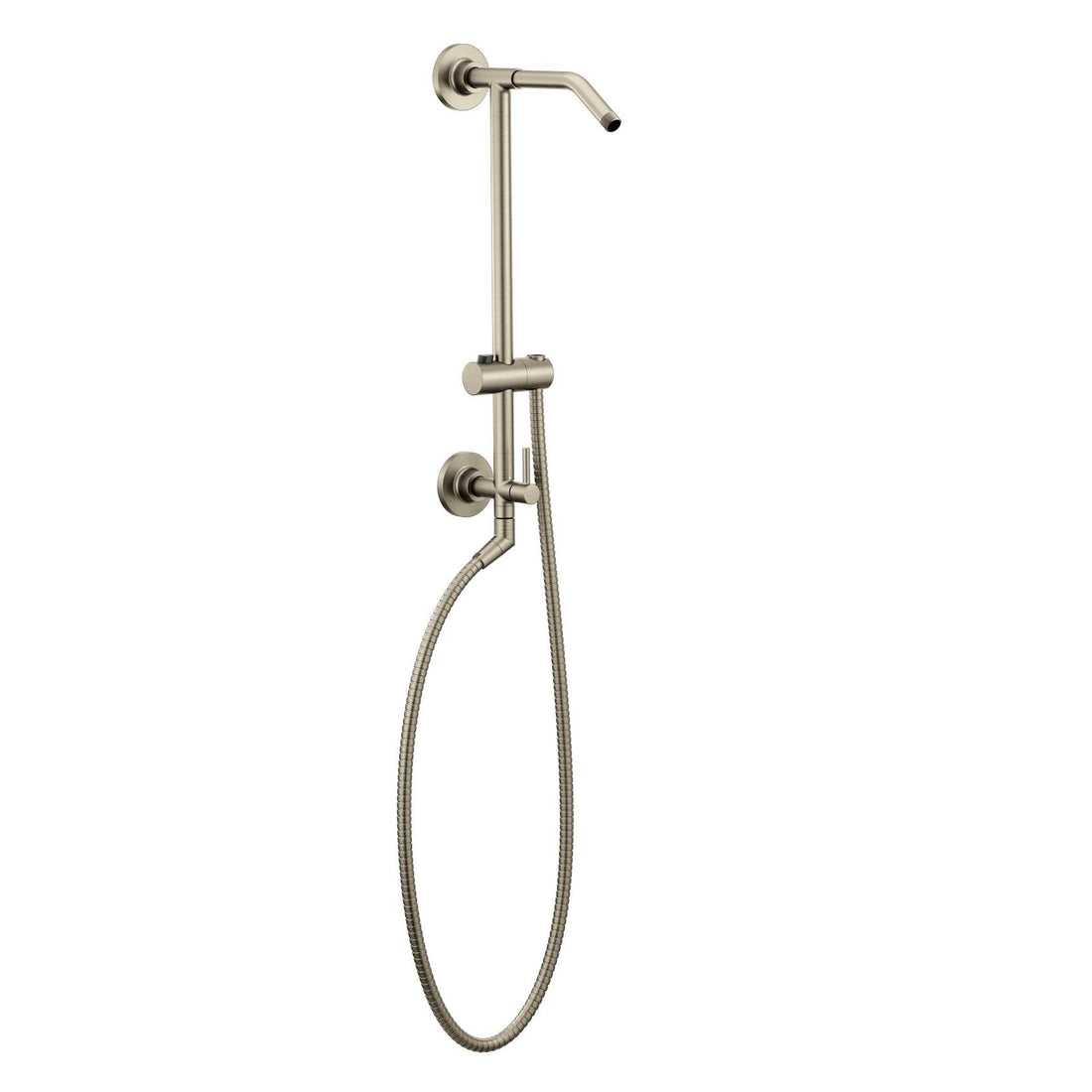 MOEN Annex TS3661NHBN Shower Rail System with 2-Function Diverter in Brushed Nickel (Valve Not Included)