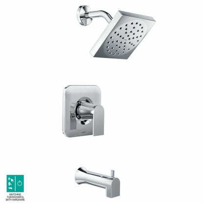 MOEN Genta 82760 Single-Handle 1-Spray Tub and Shower Faucet in Chrome (Valve Included)