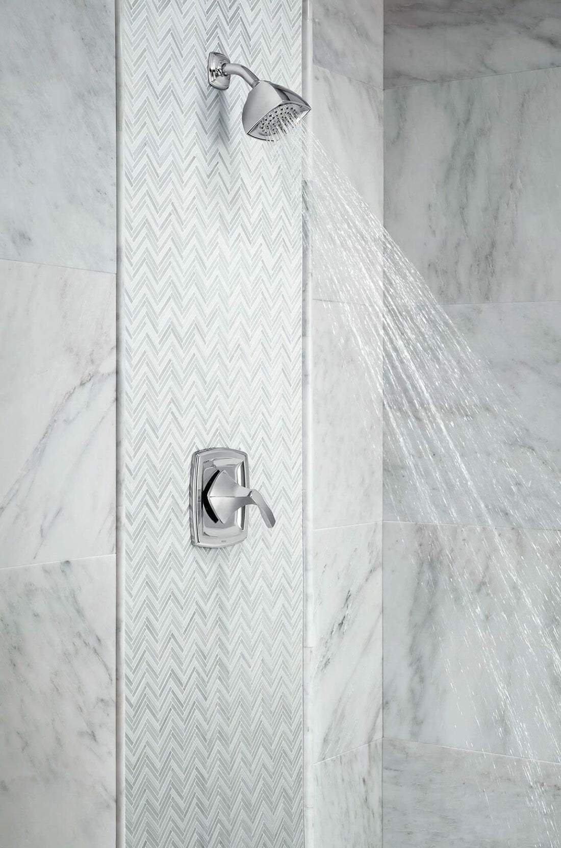 MOEN Voss T3691BN Single-Handle Moentrol Valve Trim Kit in Brushed Nickel (Valve Not Included)