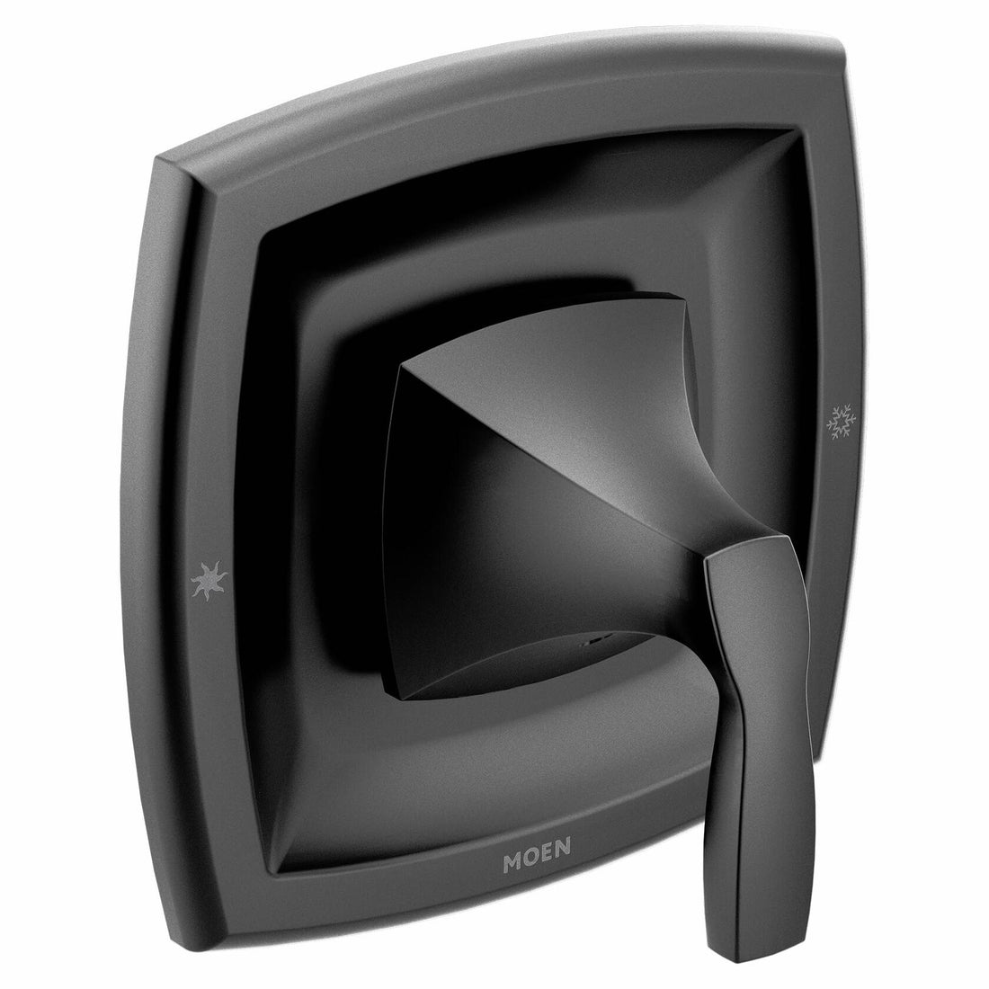 Moen Voss T3691BL Matte Black 1-Handle Moentrol Valve Trim Kit, Valve Required