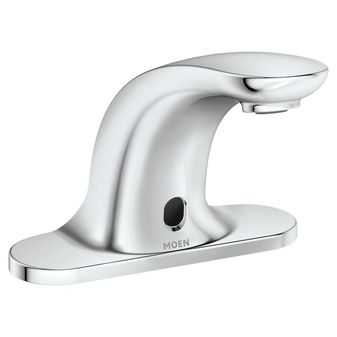 MOEN M-Power CA8301 Commercial Touchless 4-Inch Centerset Hands-Free Battery Powered Sensor-Operated Bathroom Faucet in Chrome