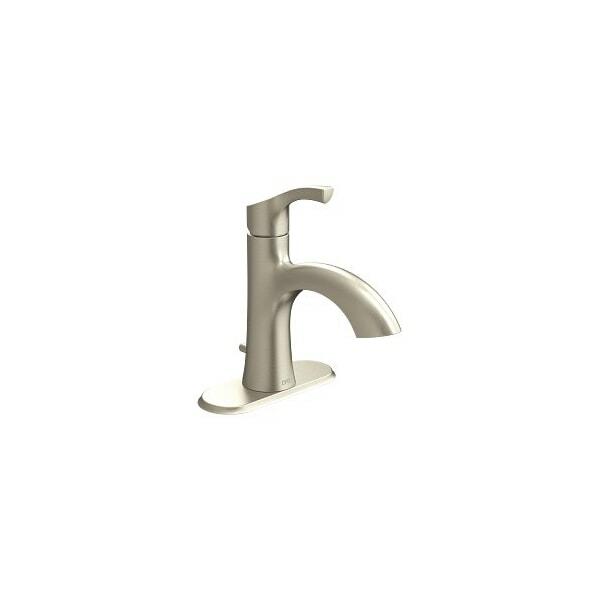 MOEN CFG 58910BN Brushed Nickel Ash 1-Handle 1 or 3-Hole Bathroom Faucet