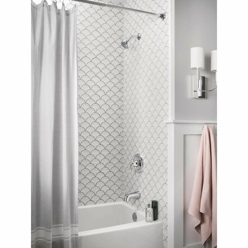 MOEN Essie 82330 Single-Handle 5-Spray Tub and Shower Faucet in Chrome (Valve Included)