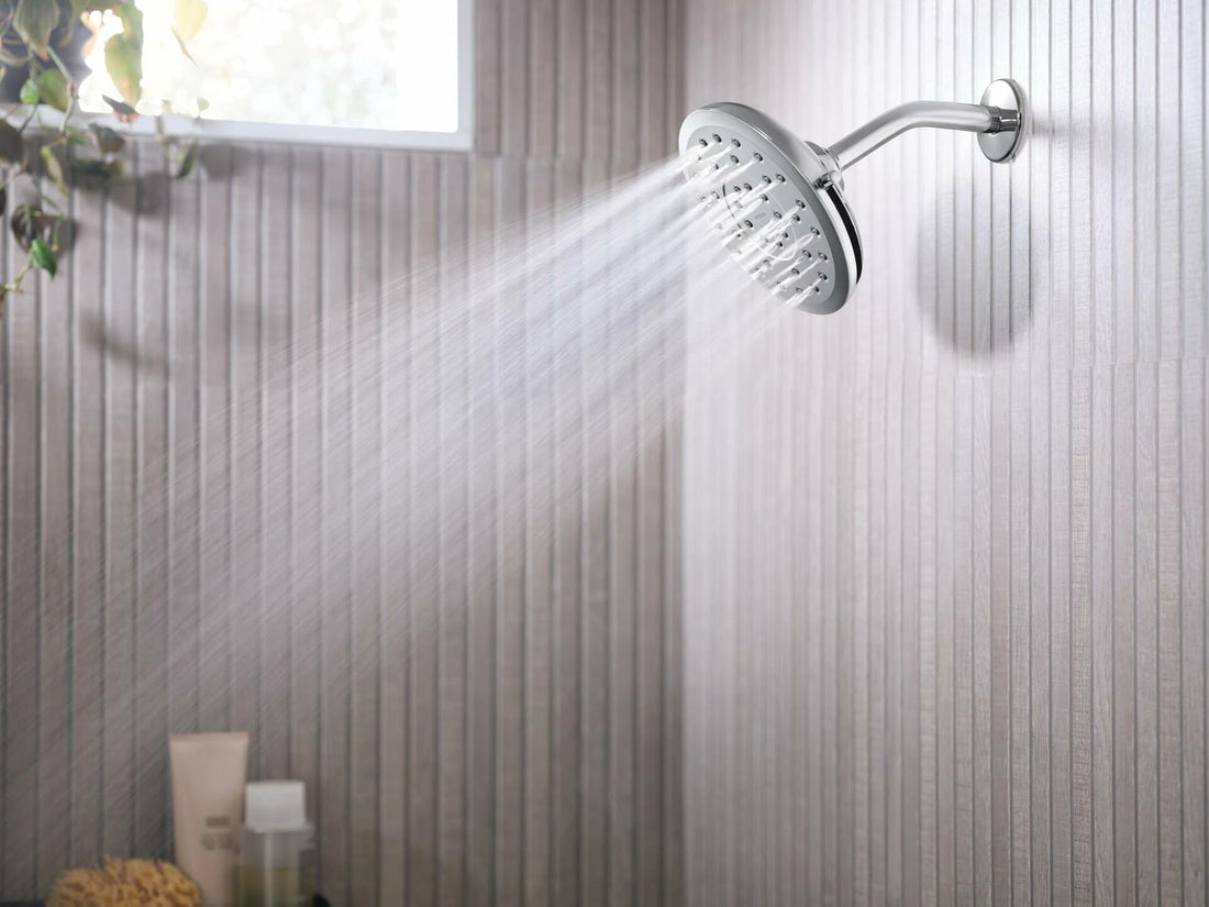 MOEN Verso 220R7 Infiniti Dial Round Rain Shower Head, 7-Inch Diameter Spray Head, Chrome
