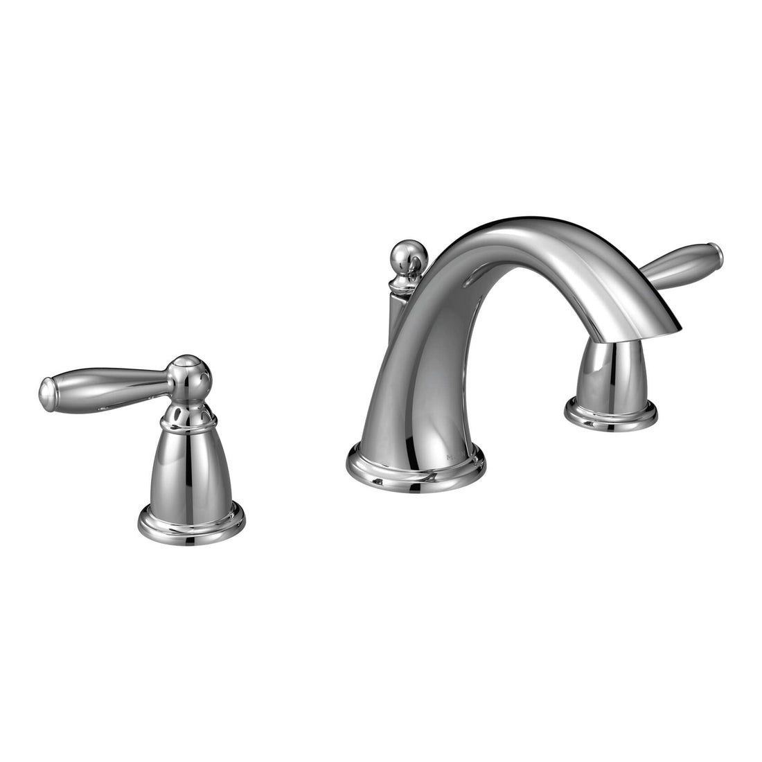 MOEN Brantford T4943 2-Handle Deck-Mount Roman Tub Faucet Trim Kit in Chrome (Valve Not Included)
