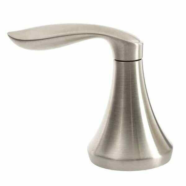 MOEN Eva T943BN 2-Handle Deck-Mount Roman Tub Faucet Trim Kit in Brushed Nickel (Valve Not Included)
