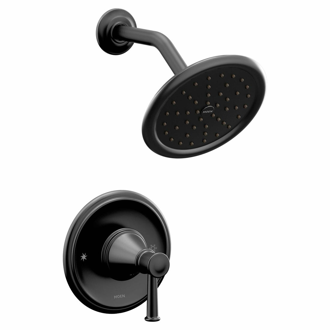 MOEN Belfield T2312BL Posi-Temp Shower Trim Kit in Matte Black (Valve Required)