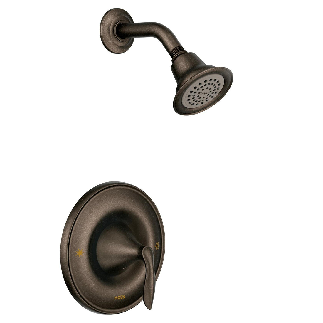 Moen Eva Oil Rubbed Bronze Posi-Temp Shower Trim Kit, Valve Required, T2132ORB