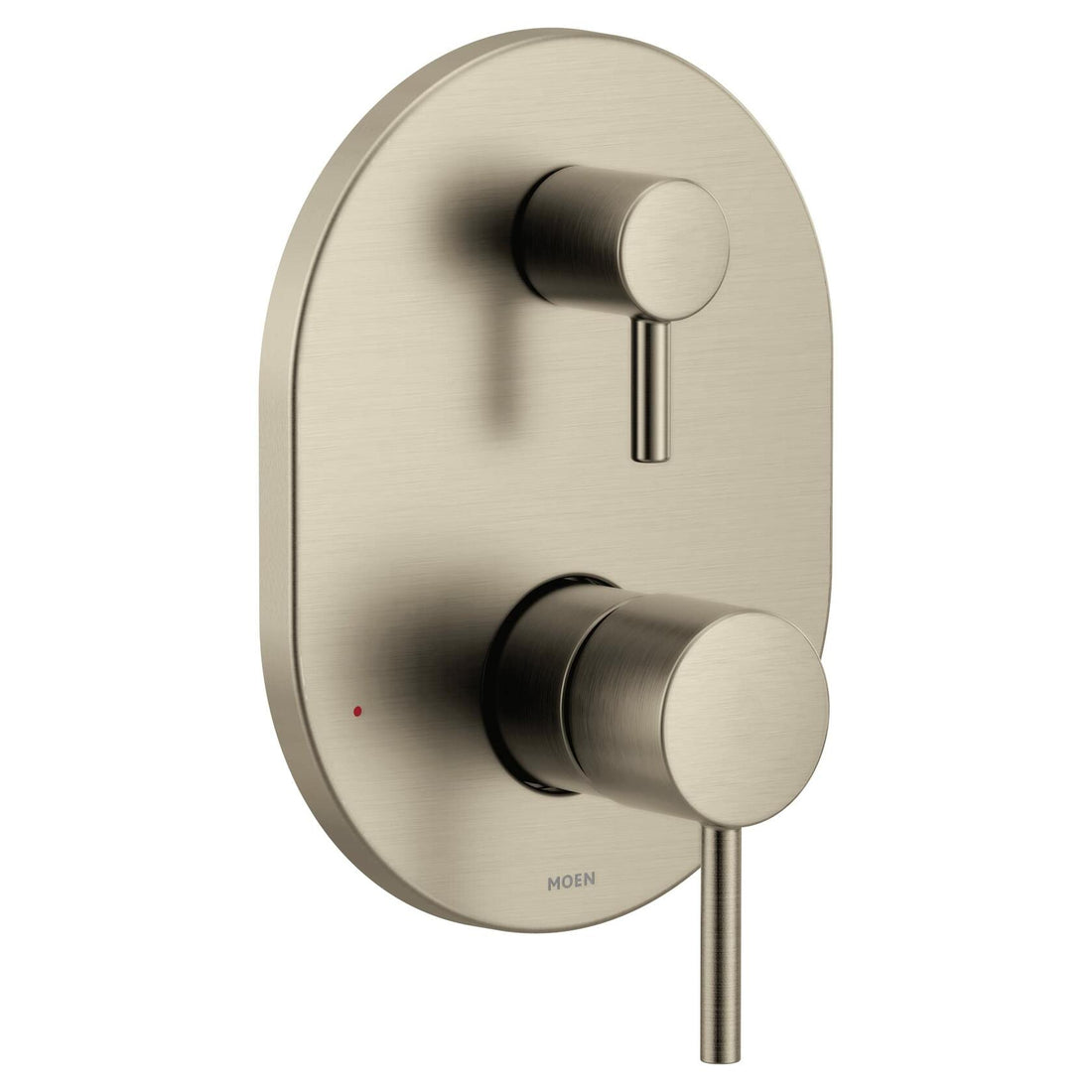 MOEN Align UT3290BN M-CORE 3-Series 2-Handle Shower Trim Kit with Integrated Transfer Valve in Brushed Nickel (Valve Not Included)