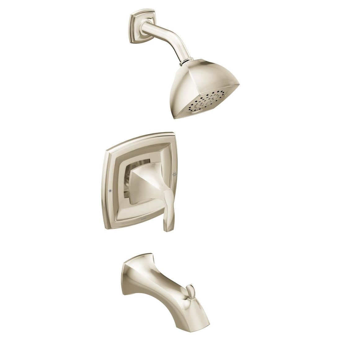 Moen T2693NL Voss Posi-Temp Pressure Balancing Tub and Shower Trim Kit, Valve Required, Polished Nickel