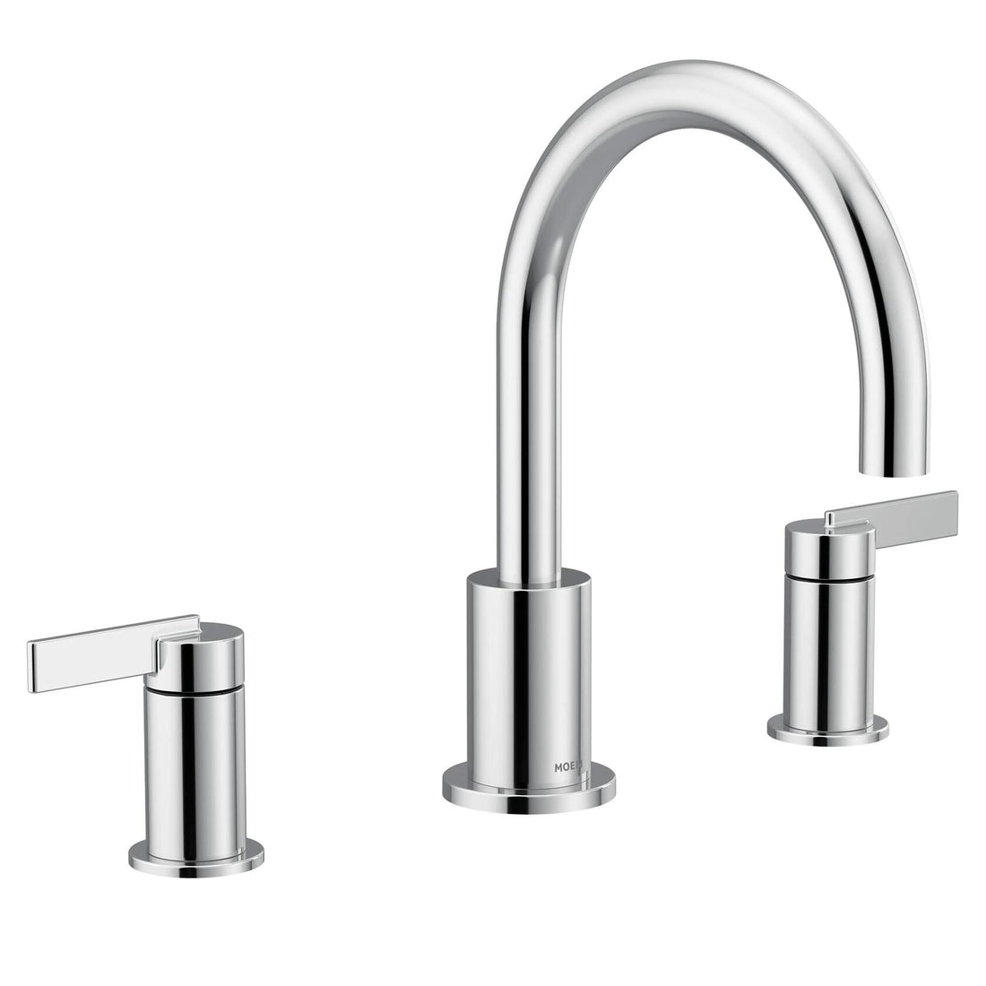MOEN CIA T6223 Two Handle High-Arc Deck Mount Roman Tub Faucet Trim Kit in Chrome (Valve Required)
