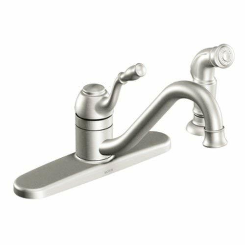 Moen CA87009SRS Kitchen Faucet with Side Spray from The Lindley Collection, Spot Resist Stainless