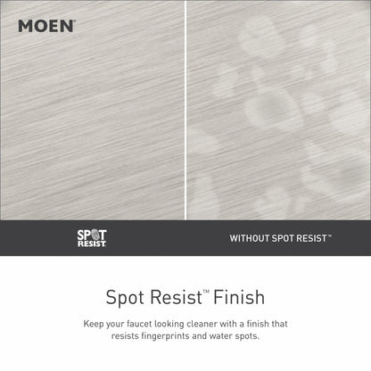 MOEN Revyl 84771SRN Single Hole Single Handle Bathroom Faucet in Spot Resist Brushed Nickel
