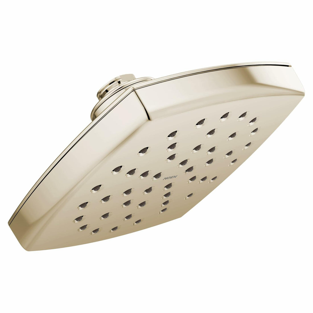 Moen S6365EPNL Voss 6" Single-Function Eco-Performance Rainshower Showerhead with Immersion Technology, Polished Nickel