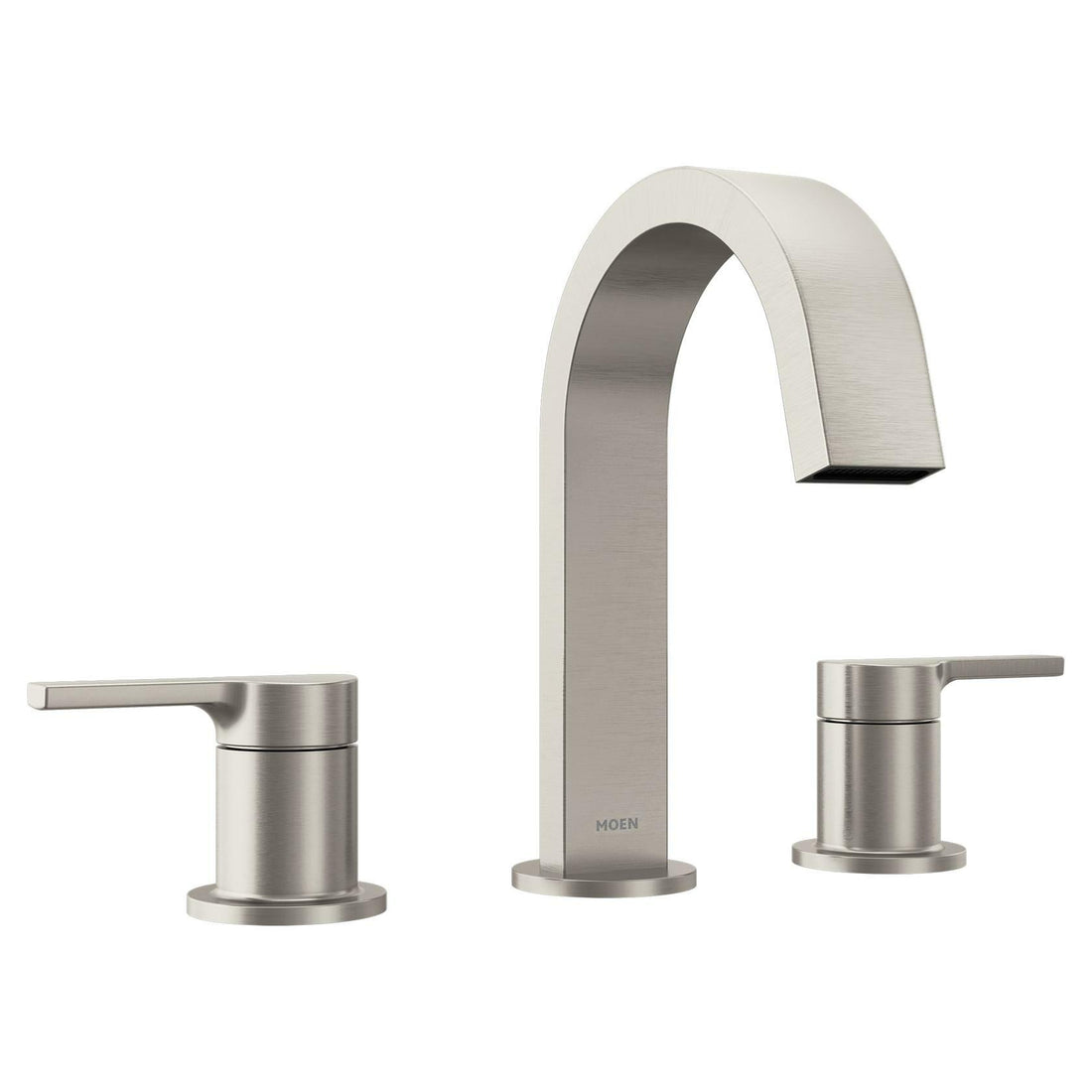MOEN Avri 84154SRN Two Handle Widespread Bathroom Faucet in Spot Resist Brushed Nickel