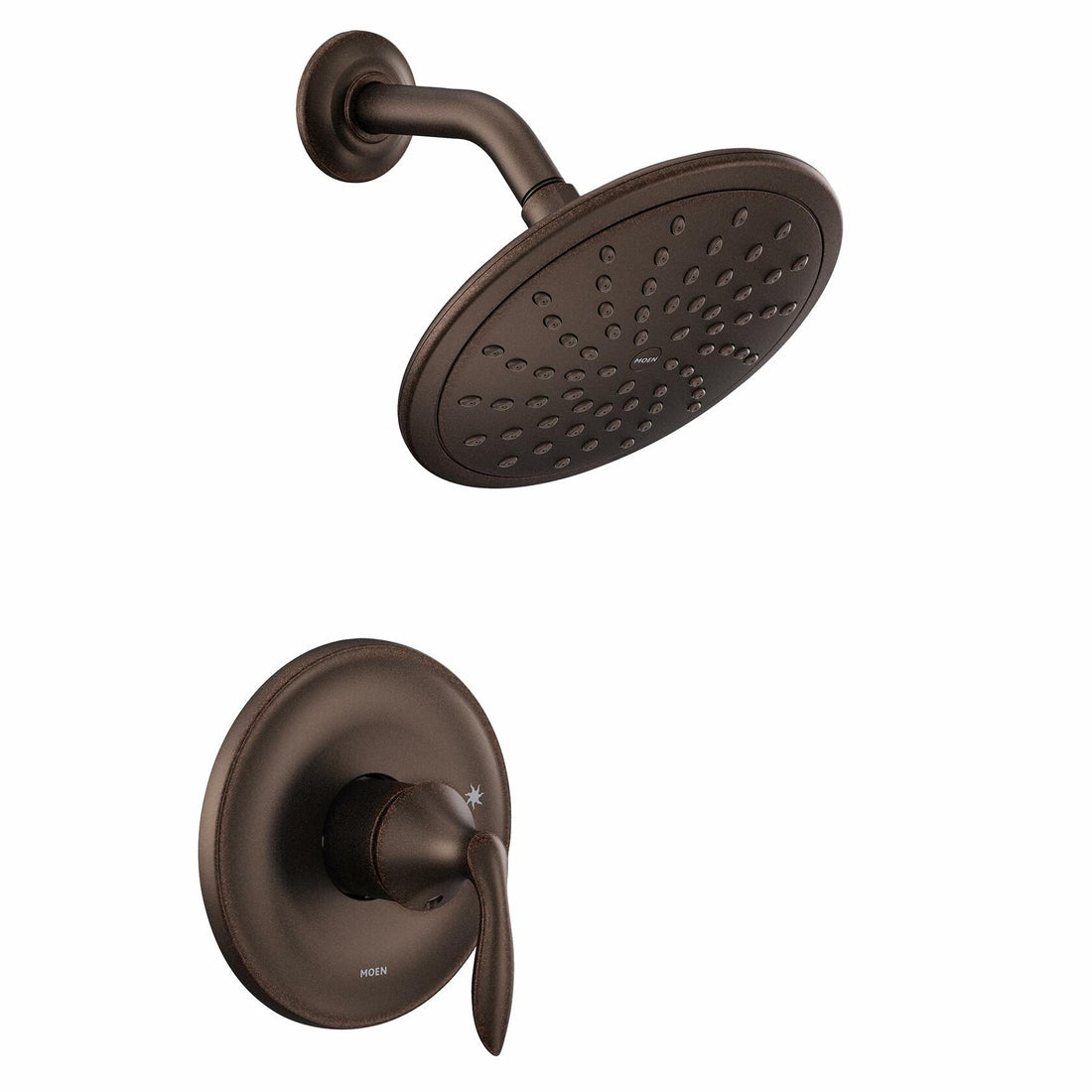 MOEN Eva UT2232EPORB 1-handle Single Function 8-Inches Round Shower Faucet in in Oil Rubbed Bronze
