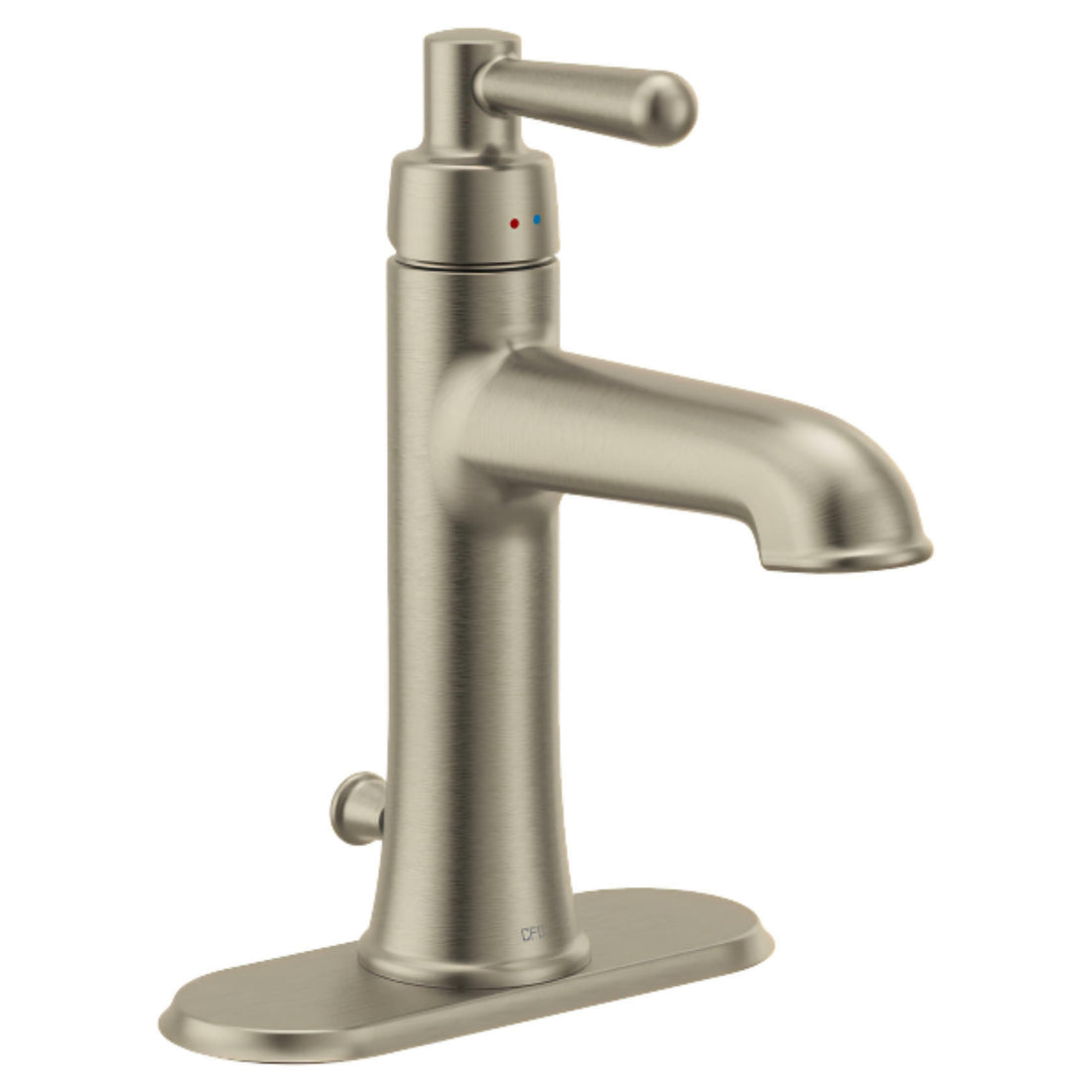 MOEN Cleveland 56910BN Ember One Handle Low-arc Bathroom Faucet in Brushed Nickel