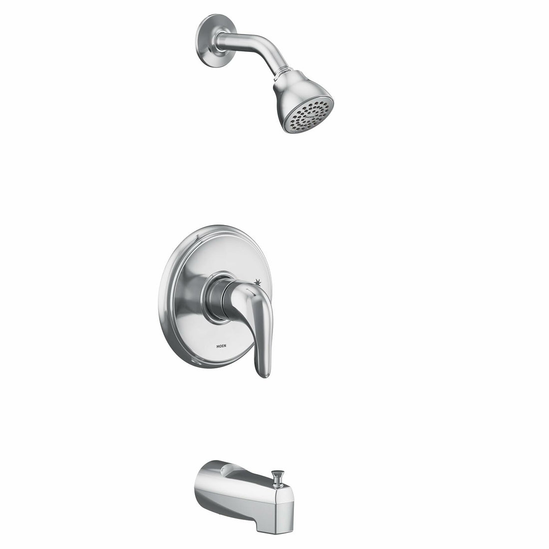 MOEN Chateau UTL183EP M-CORE One Handle Tub and Shower Trim Kit in Chrome (Valve Required)