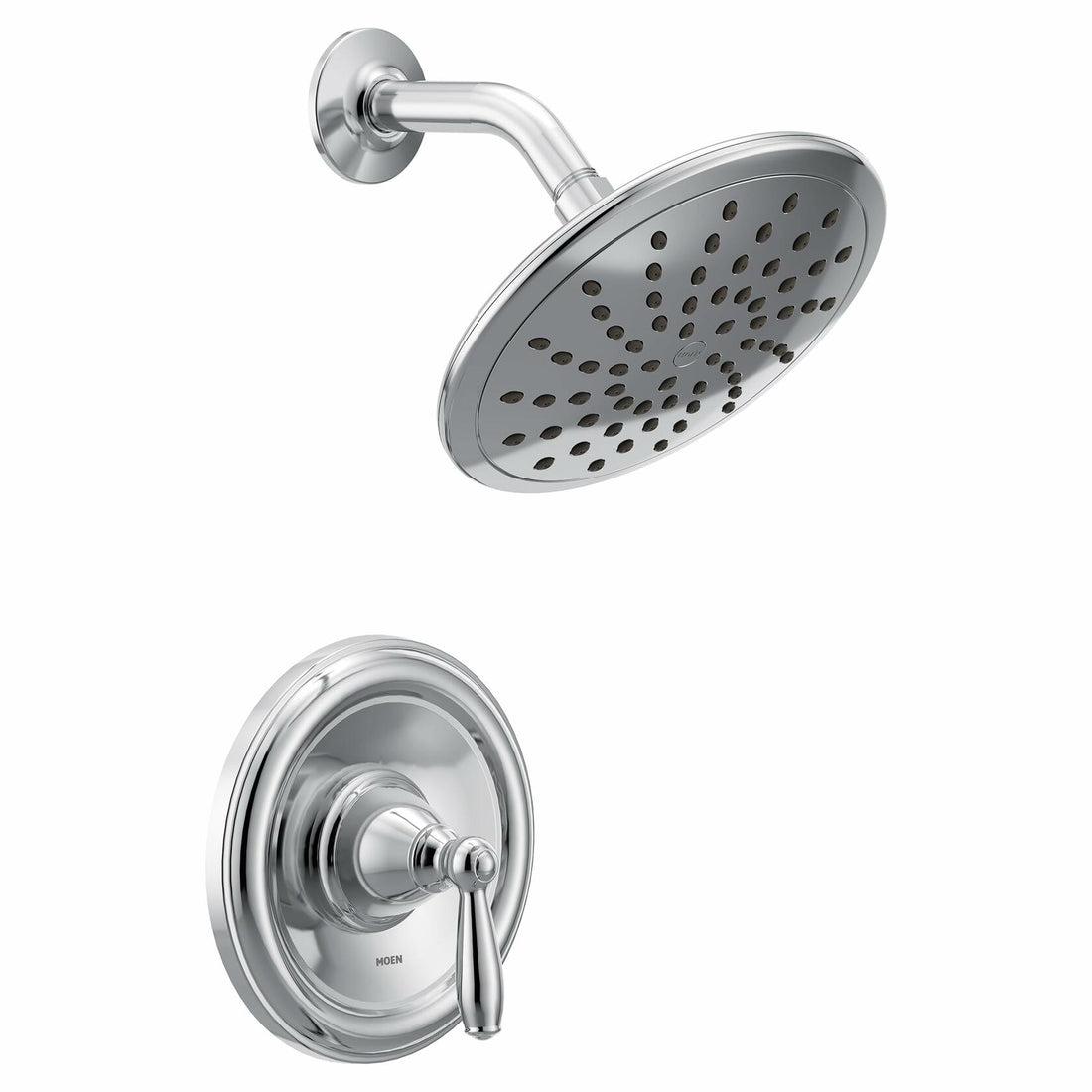 MOEN Brantford T2252EP Posi-Temp Shower Trim Kit with 8-Inch Eco-Performance Rainshower in Chrome (Valve Required)