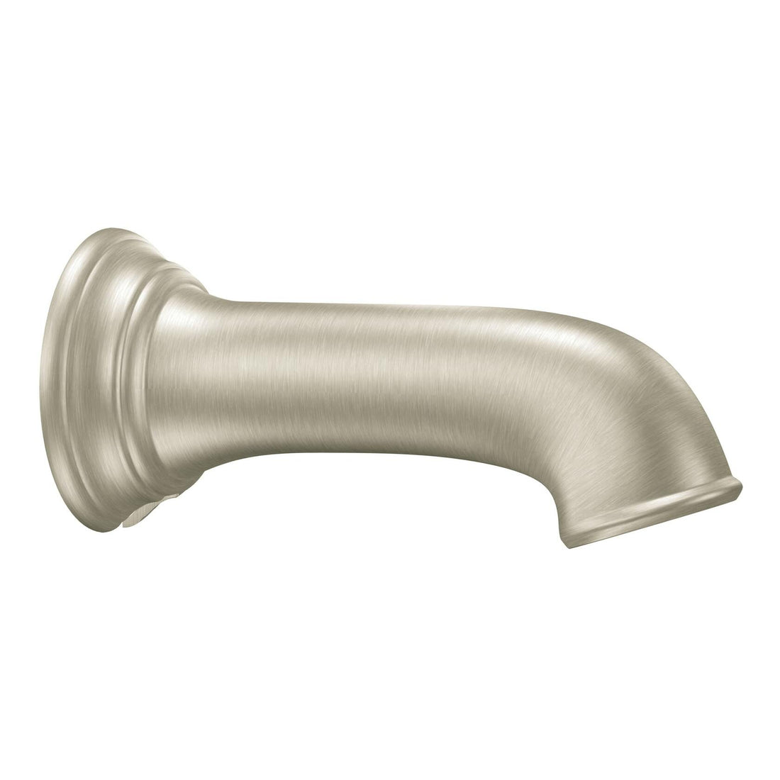 MOEN 3858BN Brantford 7.25-Inch Non-diverter Tub Spout in Brushed Nickel