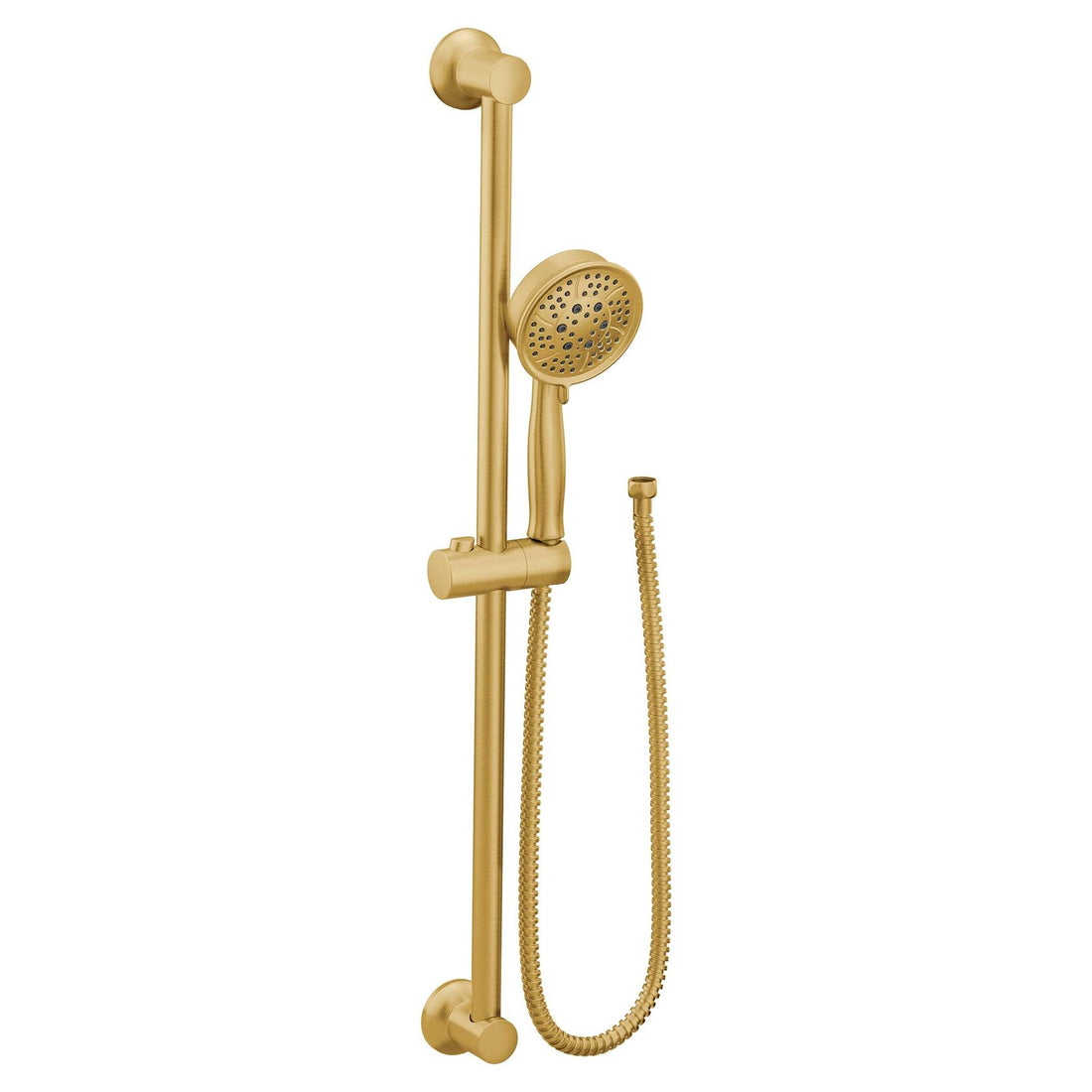 MOEN 3667EPBG 4-Spray Eco-Performance Handheld Hand Shower with Slide Bar in Brushed Gold