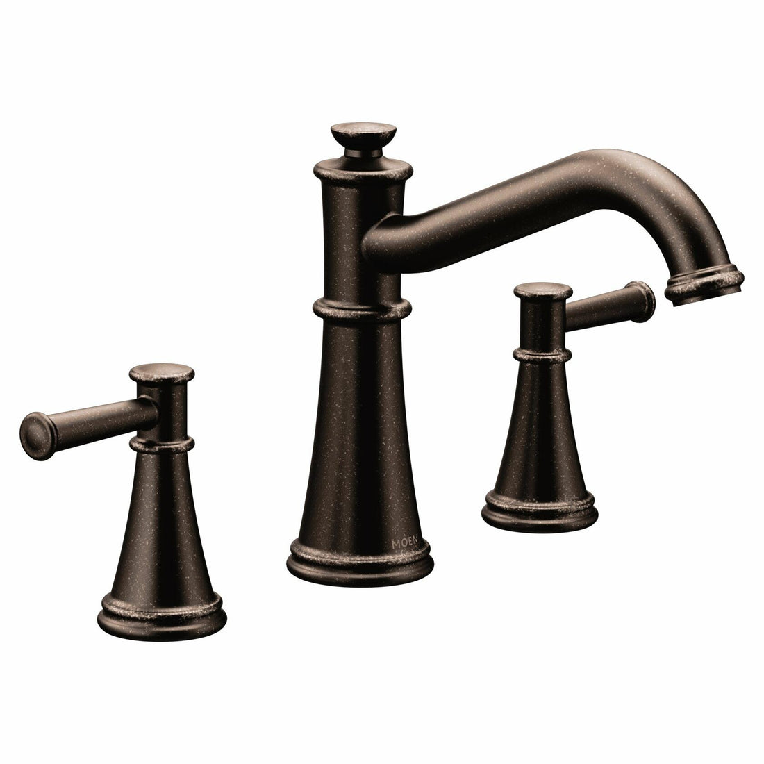 MOEN Belfield T9023ORB Two Handle Deck-Mount Roman Tub Faucet Trim Kit in Oil Rubbed Bronze (Valve Not Included)