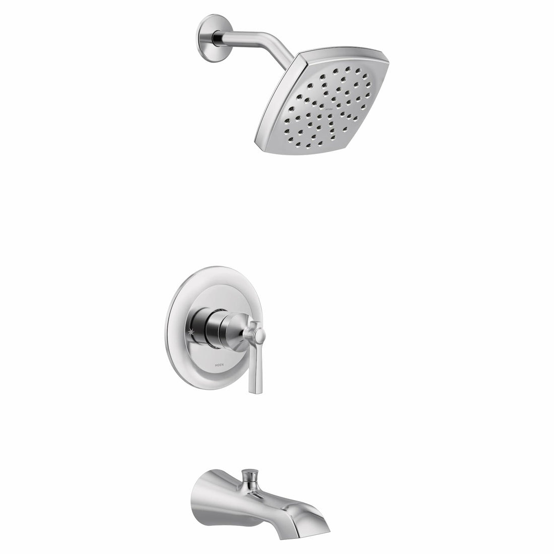 MOEN Flara UTS3913EP M-CORE 3-Series 1-Handle Eco-Performance Tub and Shower Trim Kit in Chrome (Valve Not Included)