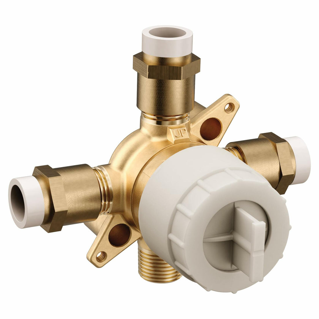 MOEN U140V M-CORE 4 Port Tub and Shower Pre-Fabricated Mixing Valve with CPVC Connections