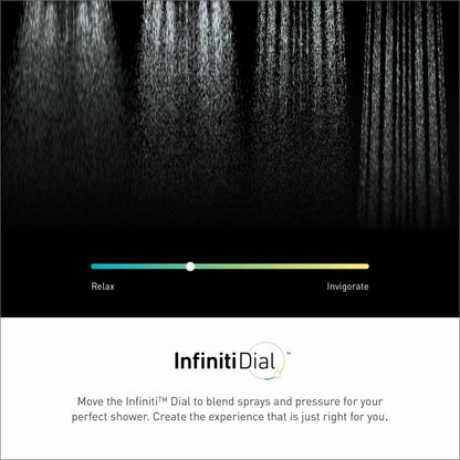 MOEN Verso 220C3 8-Spray 7 in. Dual Wall Mount Fixed and Handheld Shower Head 2.5 GPM with Infiniti Dial in Chrome