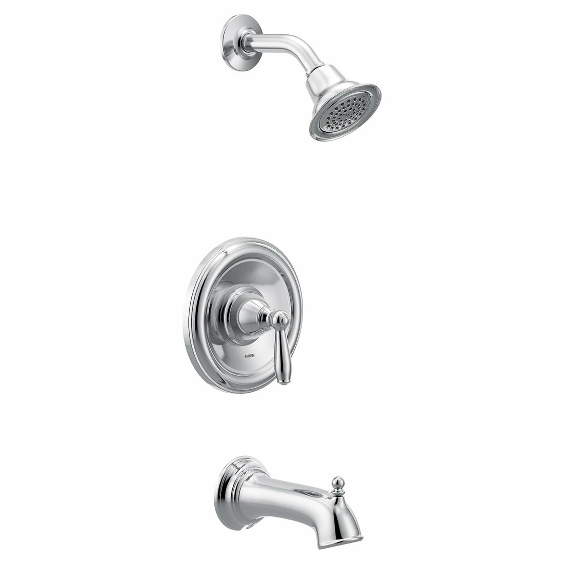 MOEN Brantford T62153 Posi-Temp Pressure Balancing Tub and Shower Trim Kit without Valve in Chrome